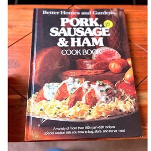 Better Homes and Gardens Pork Sausage‎ Ham Cookbook Recipes Vintage 1979